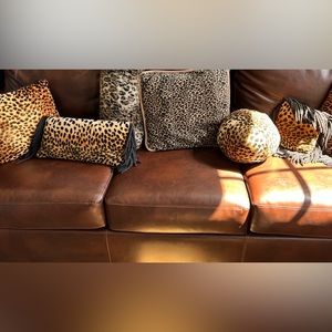 Different sizes of leopard pillows $20 each